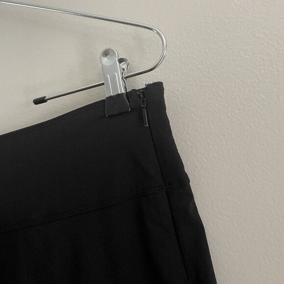 Athleta Women 4 Black Stretch Travel Side Zip High Rise Wander Slim Ankle Pant - Picture 6 of 11